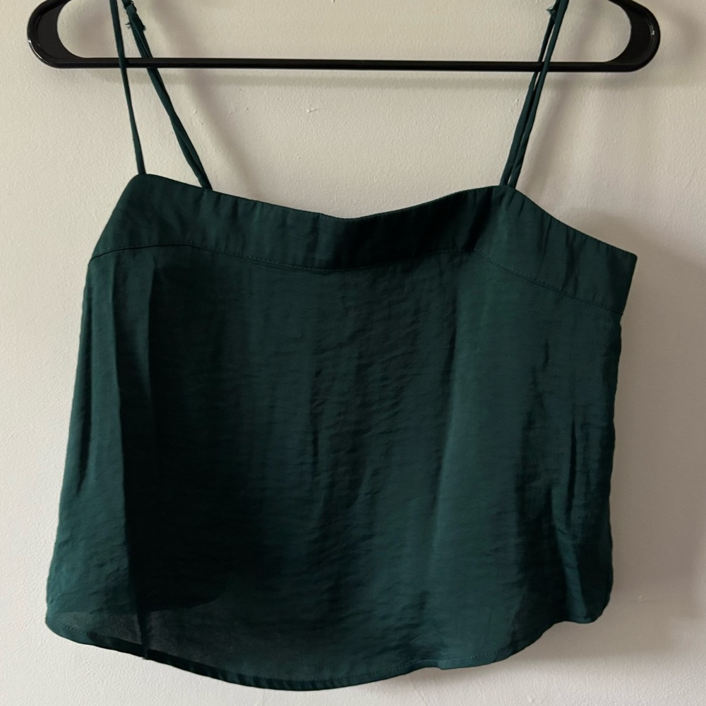 Women’s Small Kendall and Kylie Green Holiday Party Sleeveless Tank Top